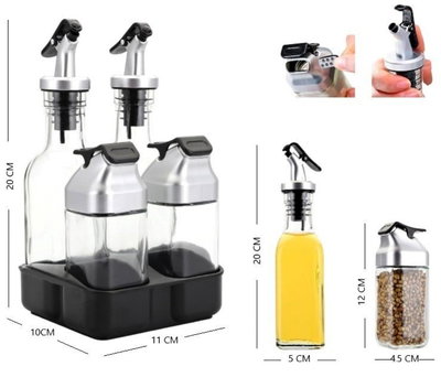 CONDIMENTERO DE MESA 5 PCS 