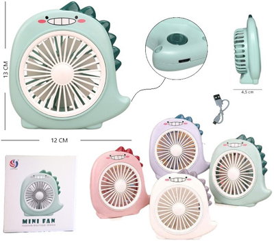 LIQUIDACION!!! MINI VENTILADOR DINOSAURIO