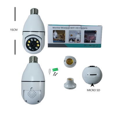 CAMARA WIFI IP DE FOCO TIPO DOMO LM-100 OM