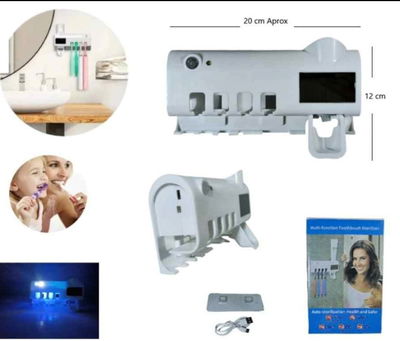 PORTA CEPILLO C/DISPENSER 