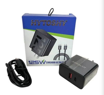 CARGADOR TURBO 125W TIPOC Y USB