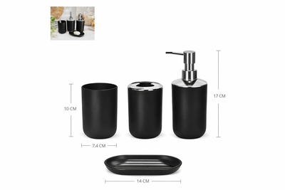 SET DE BAÑO 4 PIEZAS 