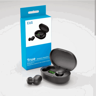 AURICULAR AIRDOTS E6S CON VISOR NEGRO
