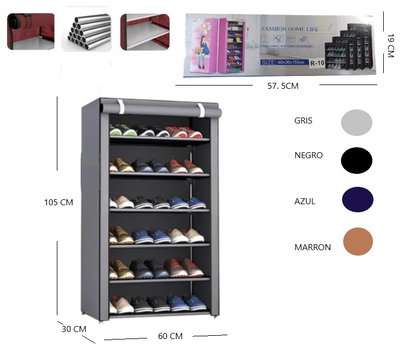 ORGANIZADOR DE ZAPATOS 6 NIVEL (N,G,A)