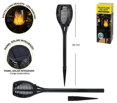 ANTORCHA ESTACA SOLAR CALIDO