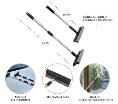 CEPILLO LIMPIAVIDRIOS EXTENSIBLE