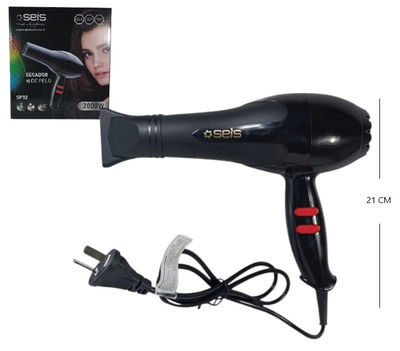 SECADOR DE PELO FRIO/CALIENTE 2000W