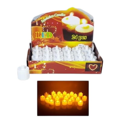 VELA LED + PILA INCLUIDA DECORACION