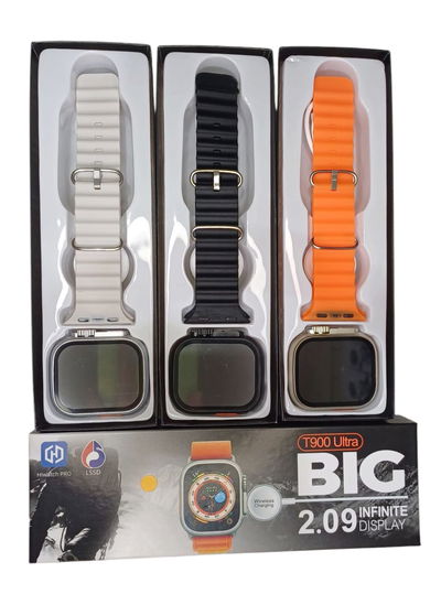 SET RELOJ SMARTWATCH T900 ULTRA 1 MALLA NE/NA/BL
