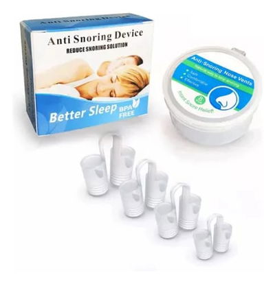 DILATADOR NASAL ANTI RONQUIDO SILICONA X4