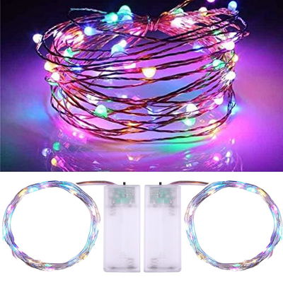 LUZ GUIRNALDA MULTICOLOR 3 MTS PILA