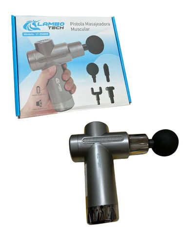 PISTOLA MASAJEADORA RECARGABLE