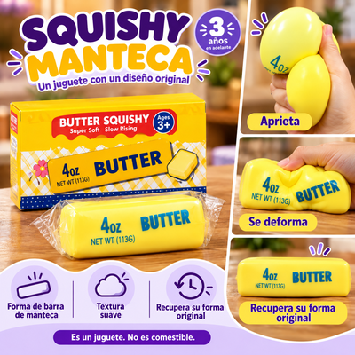 MANTECA SQUISHY 13.5CM (VIRAL) 