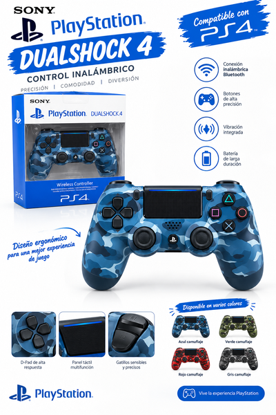 JOYSTICK PS4 CAMUFLADO