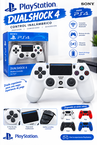JOYSTICK PS4 COLORES LISO