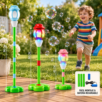 OFERTA !! BURBUJERO FAROL LUZ RECARGABLE PRECIO FINAL