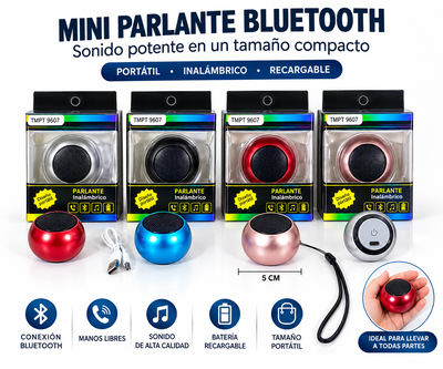 PARLANTE MINI BRILLANTE BT M3
