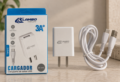 CARGADOR USB TIPO C LAMBO 