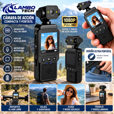  VIDEOCAMARA DEPORTIVA PORTATIL LAMBO