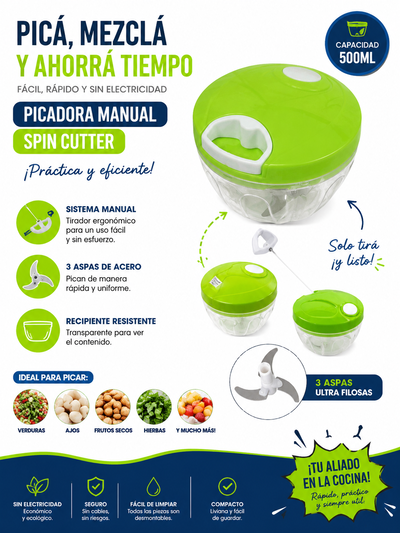 PICADOR DE VERDURA 500ML