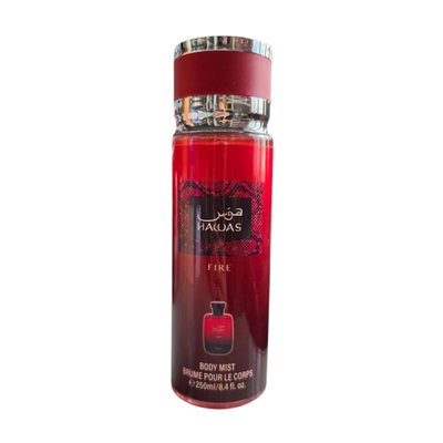 BODY SPLASH HAWAS FIRE 250ml