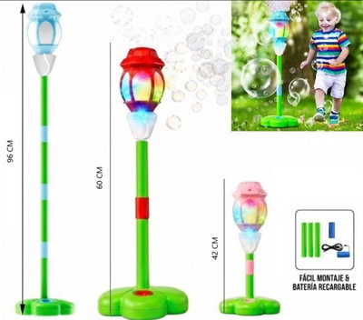 BURBUJERO FAROL LUZ RECARGABLE 