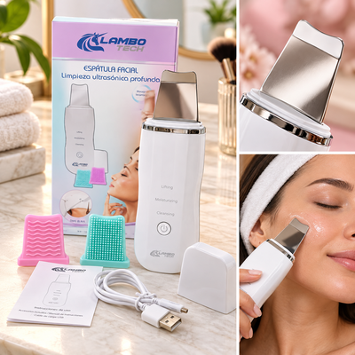 ESPATULA LIMPIADORA FACIAL ULTRASONICA LAMBO