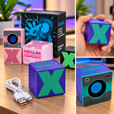 PARLANTE X MINI BLUETOOTH 5X5X3.6 CM