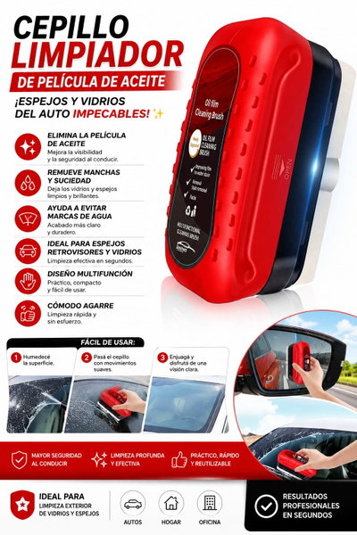 CEPILLO LIMPIA VIDRIO PARABRISAS