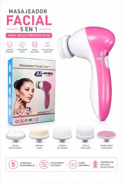 MASAJEADOR FACIAL 5 EN 1 