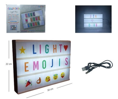 LED CARTEL LETRAS A4