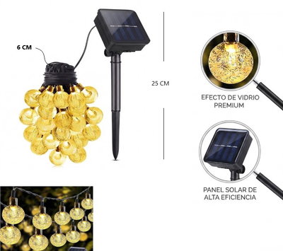 GUIRNALDA ESTACA SOLAR