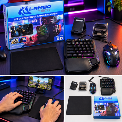 KIT GAMER 5 EN 1 PARA MOVIL/TABLET