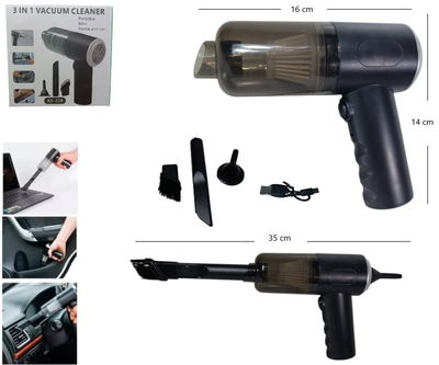 MINI ASPIRADORA 3 EN 1 PORTATIL