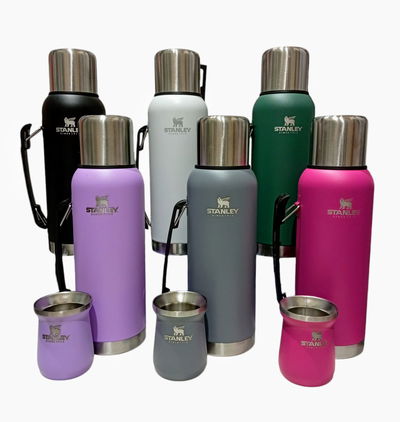 KIT MATERO TERMO 1L MATE 160ML