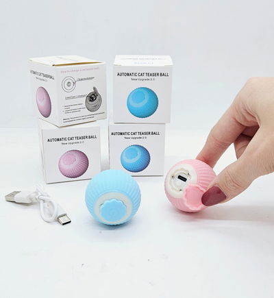 PELOTITA INTERACTIVA C LUZ MASCOTAS USB 