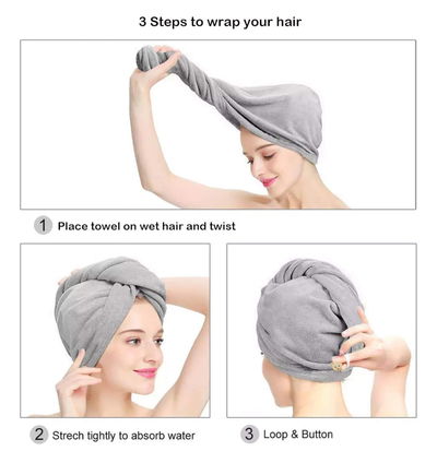 TOALLA TURBANTE DE PELO