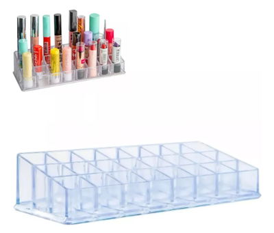 ORGANIZADOR ACRILICO PORTA LABIALES/ESMALTE