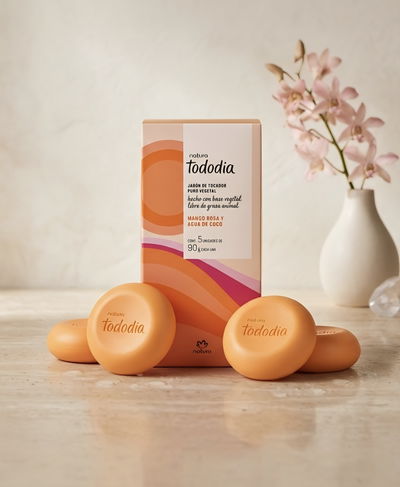 Jabones en barra Mango rosa y agua de coco