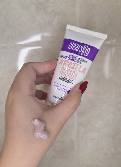 Mascarilla facial Arcilla rosada AVON