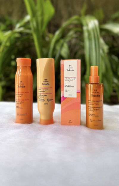 Kit Proteccion y reparacion Mango rosa y agua de coco