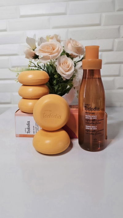 Kit Mango rosa y agua de coco femenino