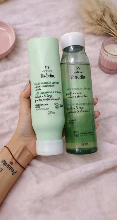 Shampoo Detox Té de hierbabuena y jengibre