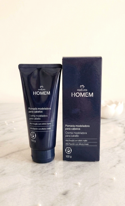 Pomada Modeladora capilar Homem masculino