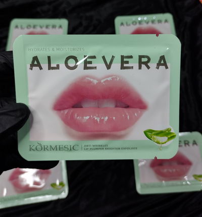 Mascarilla labial hidratante de Aloe Vera