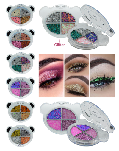 GLITTER COMPACTO OSITO