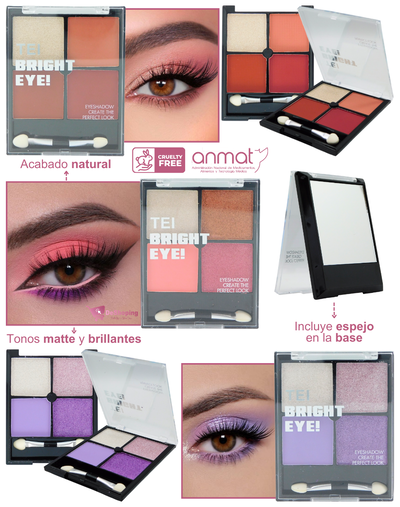 PALETA DE SOMBRAS BRHIGHT EYE!