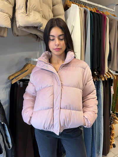 Campera puffer s/capucha