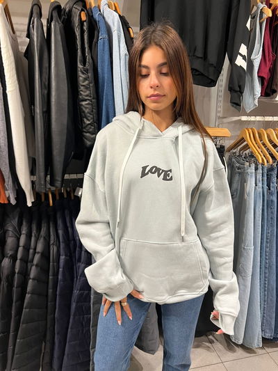 Buzo love gris