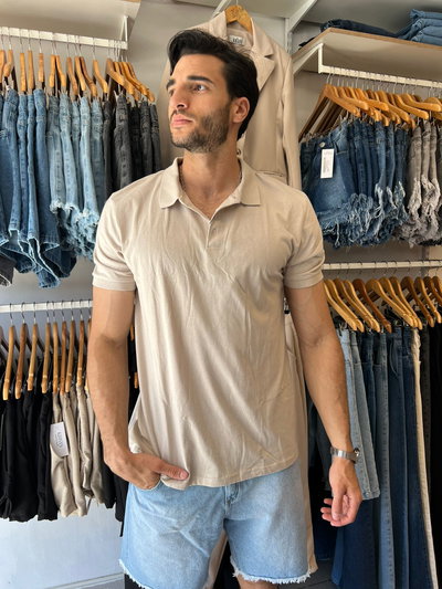 Chomba beige de algodon